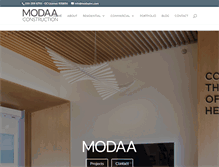 Tablet Screenshot of modaainc.com